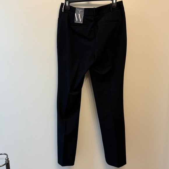 Worthington Mid-Rise Curvy Trousers (Black) - Picture 2 of 5